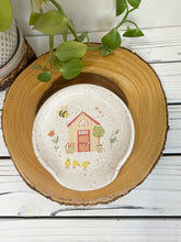 Load image into Gallery viewer, #041 - House and chicks white speckled Spoon rest
