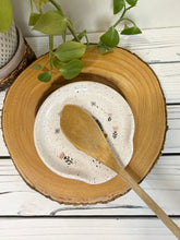 Load image into Gallery viewer, #043 - Snail patterned white speckled Spoon rest