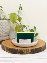Load image into Gallery viewer, #029 - White speckled sponge holder