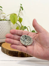 Load image into Gallery viewer, #039 - Floral patterned Calming stone with pink rim