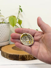 Load image into Gallery viewer, #042 - Yellow and flower patterned Calming stone