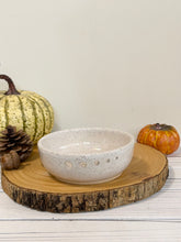 Load image into Gallery viewer, #021 - White speckled Herb Stripper / Garlic grater / dipping oil dish
