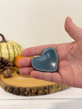 Load image into Gallery viewer, #042 - Heart shaped, teal Calming stone