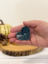 Load image into Gallery viewer, #043 - Heart shaped, sea blue Calming stone