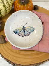 Load image into Gallery viewer, #061 - Butterfly patterned white specked Ring / trinket dish