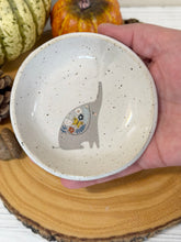Load image into Gallery viewer, #055 - Elephant patterned white specked Ring / trinket dish