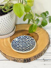 Load image into Gallery viewer, #017 - blue patterned Ring / trinket dish