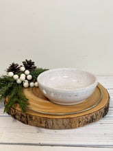 Load image into Gallery viewer, #041 - White speckled Herb Stripper / Garlic grater / dipping oil dish