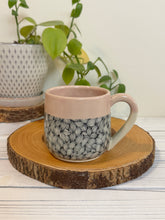 Load image into Gallery viewer, #020 - 14 oz. Patterned mug with pink rim
