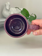 Load image into Gallery viewer, #007 - 16 oz. lavender mug with purple rim
