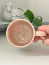 Load image into Gallery viewer, #009 - 14 oz. Bunny mug with pink rim
