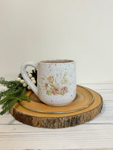 Load image into Gallery viewer, #005 -  16 oz. &quot;Owl with Flora&quot; mug with pink inside
