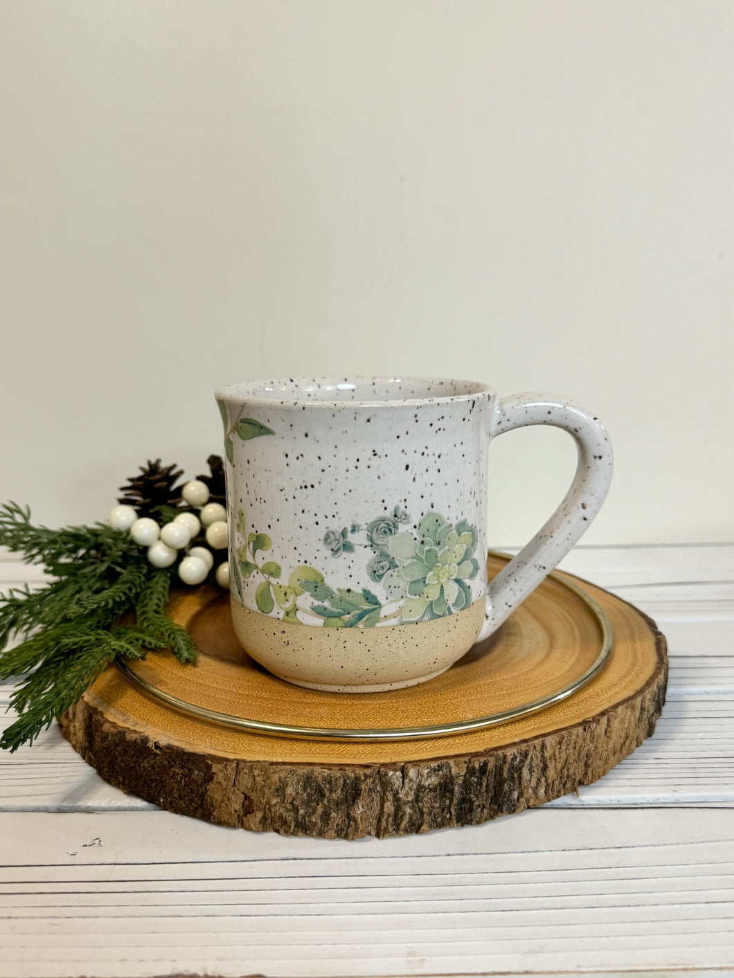 #009 - 16 oz. “Sweet succulents” mug