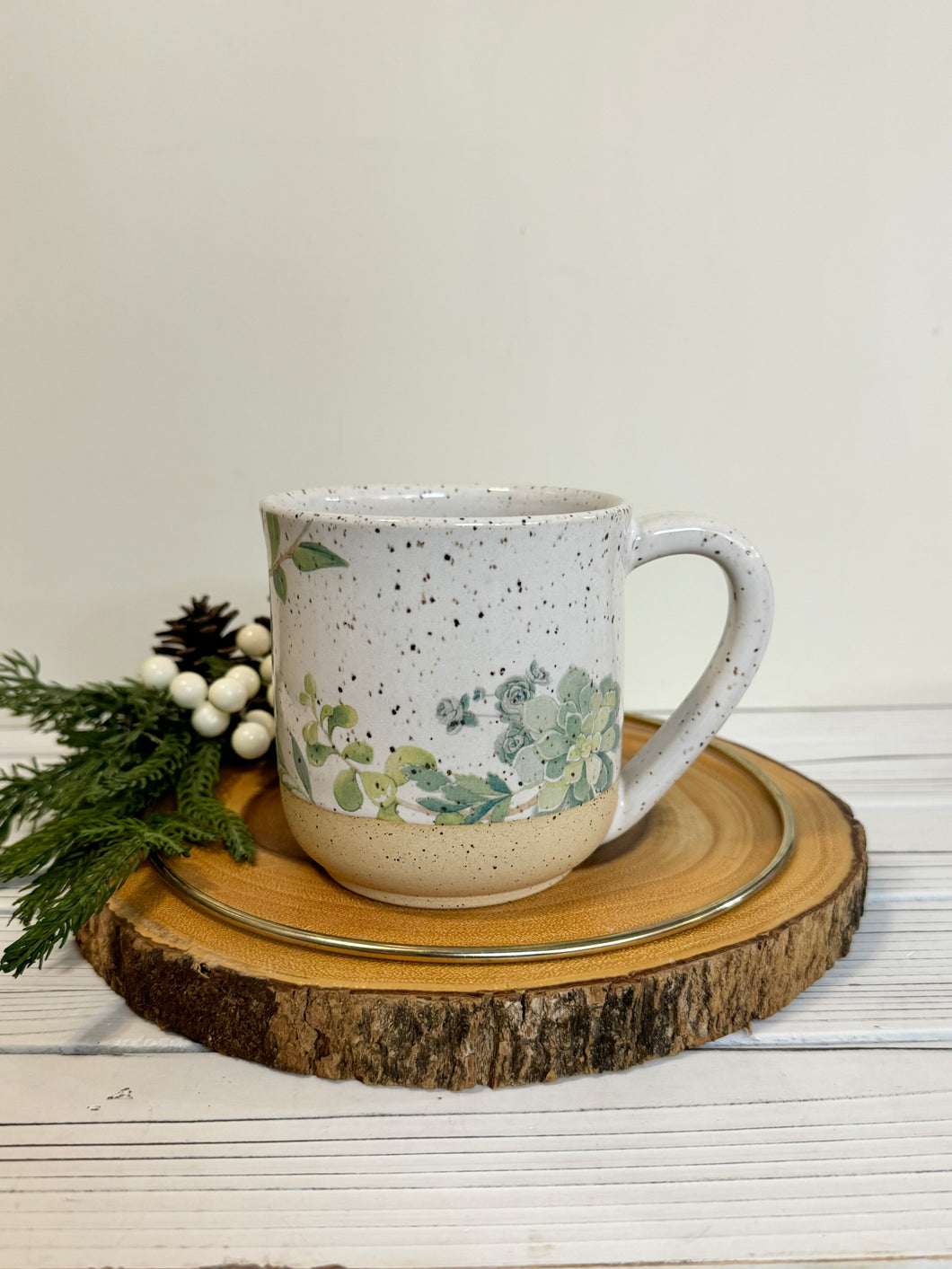 #012 - 18 oz. “Sweet succulents” mug