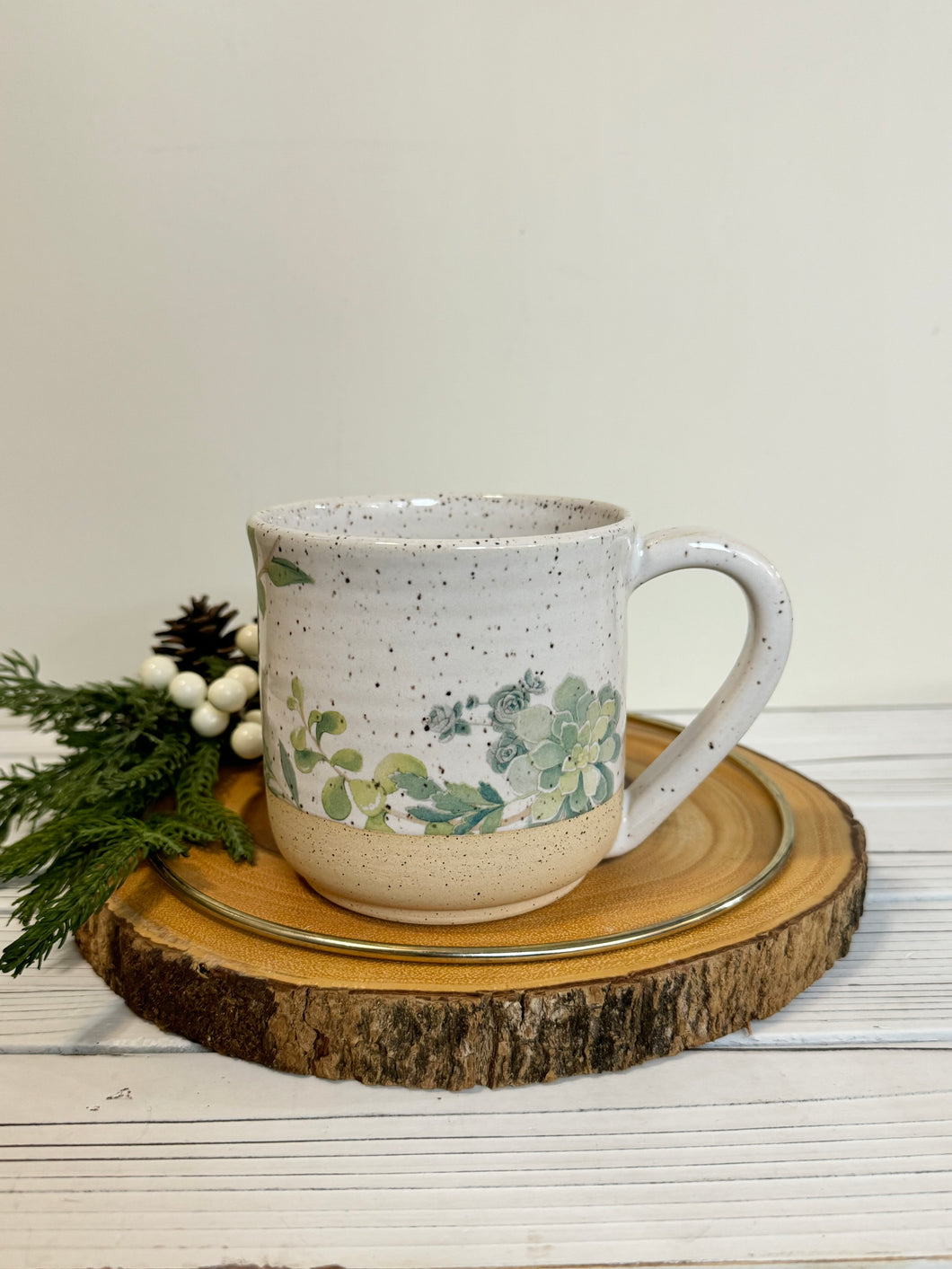 #013 - 18 oz. “Sweet succulents” mug