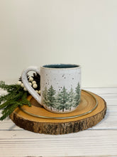 Load image into Gallery viewer, #014 - 16 oz. &quot;Into the woods&quot; mug - dark blue inside
