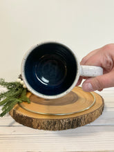 Load image into Gallery viewer, #015 - 16 oz. &quot;Into the woods&quot; mug - dark blue inside *see notes
