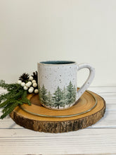 Load image into Gallery viewer, #016 - 16 oz. &quot;Into the woods&quot; mug - dark blue inside
