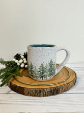 Load image into Gallery viewer, #017 - 16 oz. &quot;Into the woods&quot; mug - dark blue inside
