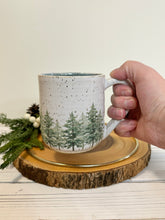 Load image into Gallery viewer, #017 - 16 oz. &quot;Into the woods&quot; mug - dark blue inside
