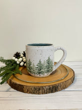 Load image into Gallery viewer, #018 - 16 oz. &quot;Into the woods&quot; mug - dark blue inside
