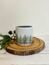 Load image into Gallery viewer, #018 - 16 oz. &quot;Into the woods&quot; mug - dark blue inside
