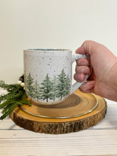 Load image into Gallery viewer, #018 - 16 oz. &quot;Into the woods&quot; mug - dark blue inside
