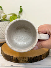 Load image into Gallery viewer, #019 - 16 oz. White speckled mug with whales
