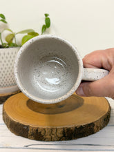 Load image into Gallery viewer, #020 - 16 oz. White speckled mug with whales
