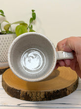 Load image into Gallery viewer, #027 - 14 oz. White speckled mug with blueberries
