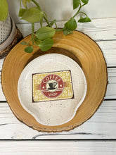 Load image into Gallery viewer, #044 - Coffee shop design on white speckled Spoon rest
