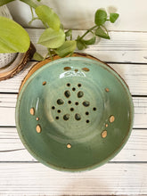 Load image into Gallery viewer, #053 - Antique green berry bowl with dish
