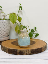 Load image into Gallery viewer, #001 - Itsy bitsy Bud vase beige and turquoise
