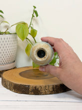 Load image into Gallery viewer, #001 - Itsy bitsy Bud vase beige and turquoise
