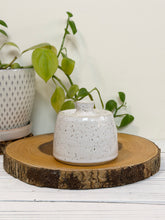 Load image into Gallery viewer, #003 - Small white speckled Bud vase
