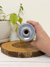 Load image into Gallery viewer, #004 - Small blue/purple and turquoise Bud vase
