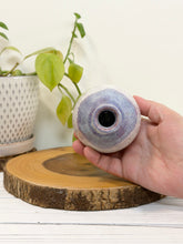 Load image into Gallery viewer, #006 - Small purple and violet Bud vase
