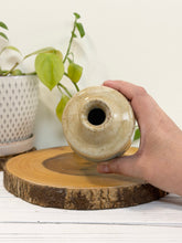 Load image into Gallery viewer, #007 - Beige and turquoise Bud vase
