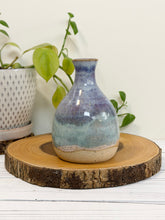 Load image into Gallery viewer, #012 - Blue/purple and turquoise Bud vase
