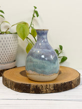Load image into Gallery viewer, #012 - Blue/purple and turquoise Bud vase
