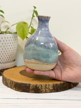 Load image into Gallery viewer, #012 - Blue/purple and turquoise Bud vase
