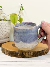 Load image into Gallery viewer, #015 - 14 oz. Purple and violet mug white inside
