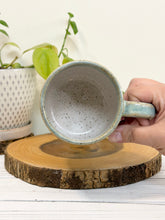 Load image into Gallery viewer, #017 - 14 oz. Turquoise and blue mug white inside

