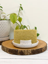 Load image into Gallery viewer, #028 - White speckled sponge holder
