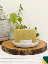 Load image into Gallery viewer, #029 - White speckled sponge holder
