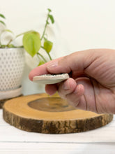Load image into Gallery viewer, #045 - Bird patterned Calming stone with pink rim
