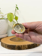 Load image into Gallery viewer, #042 - Yellow and flower patterned Calming stone
