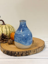 Load image into Gallery viewer, #031 -  Layered Blue Bud vase
