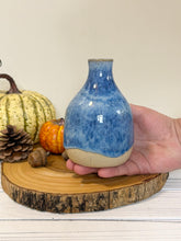 Load image into Gallery viewer, #031 -  Layered Blue Bud vase
