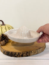Load image into Gallery viewer, #023 - Manual citrus juicer white speckled
